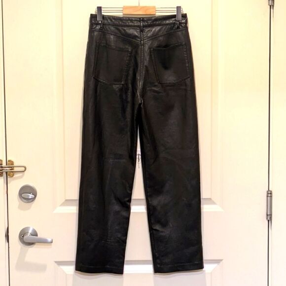 EUC Wildfred 2 The Melina Black Faux Leather Pants - Picture 8 of 11